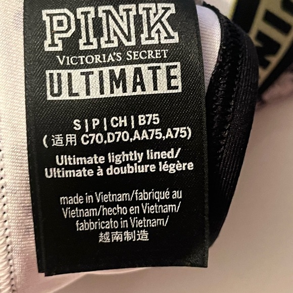 Pink Victory Secret LOT Leggings Bra Sports Bra Sz S/M assorted - Picture 6 of 11